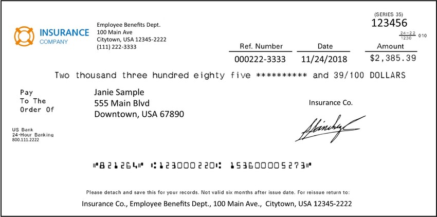 insurance invoice redesign, insurance bill redesign